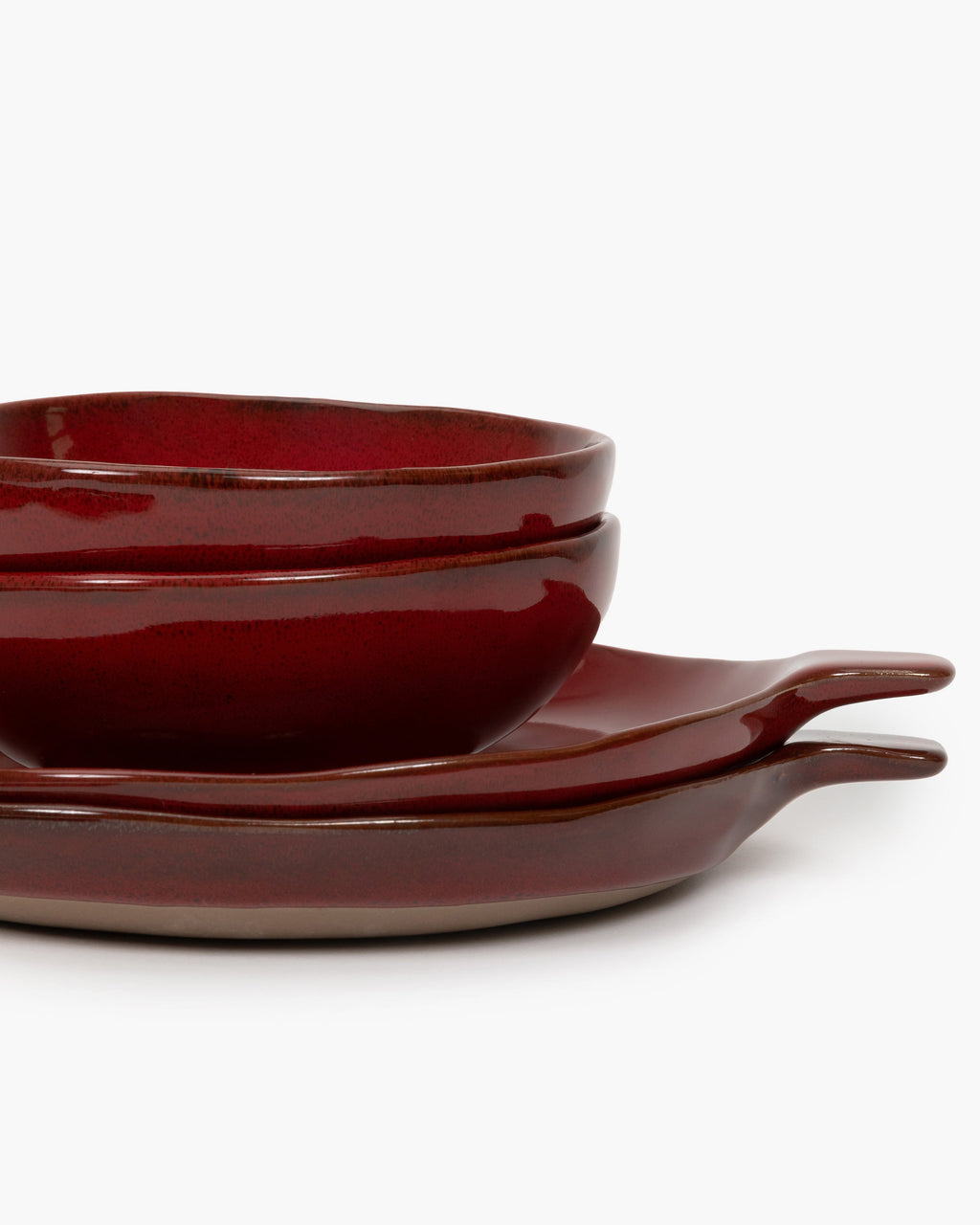 Apero set 12 pieces - La Mère tableware by Marie Michielssen - venetian red