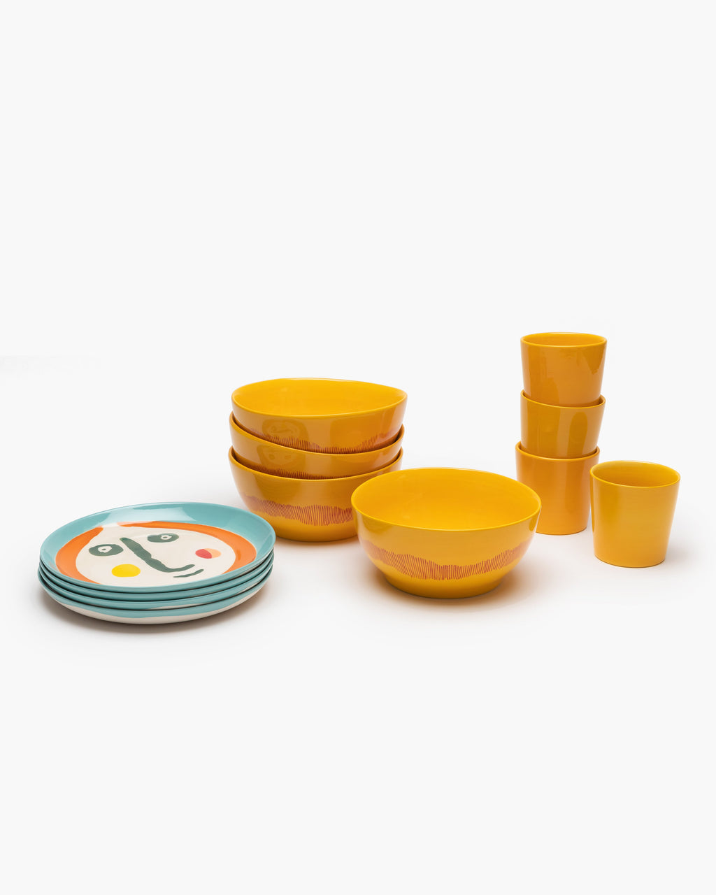 Breakfast Set 12 pieces - Feast tableware by Ottolenghi - yellow