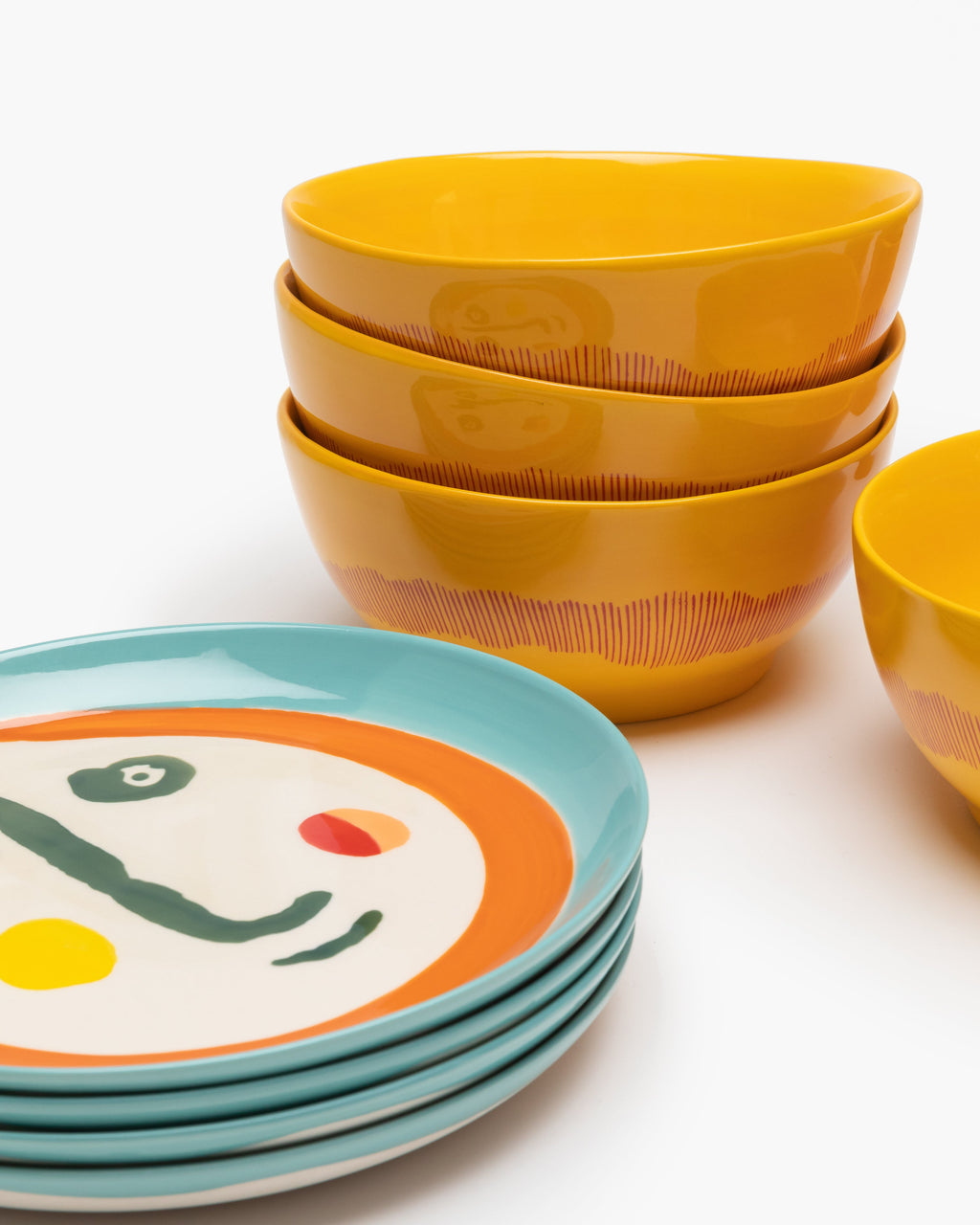 Breakfast Set 12 pieces - Feast tableware by Ottolenghi - yellow