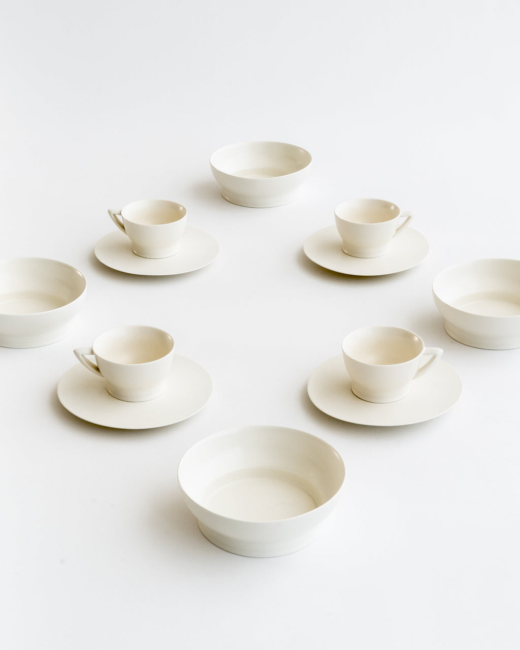 Breakfast Set 12 pieces - Ra - Off White