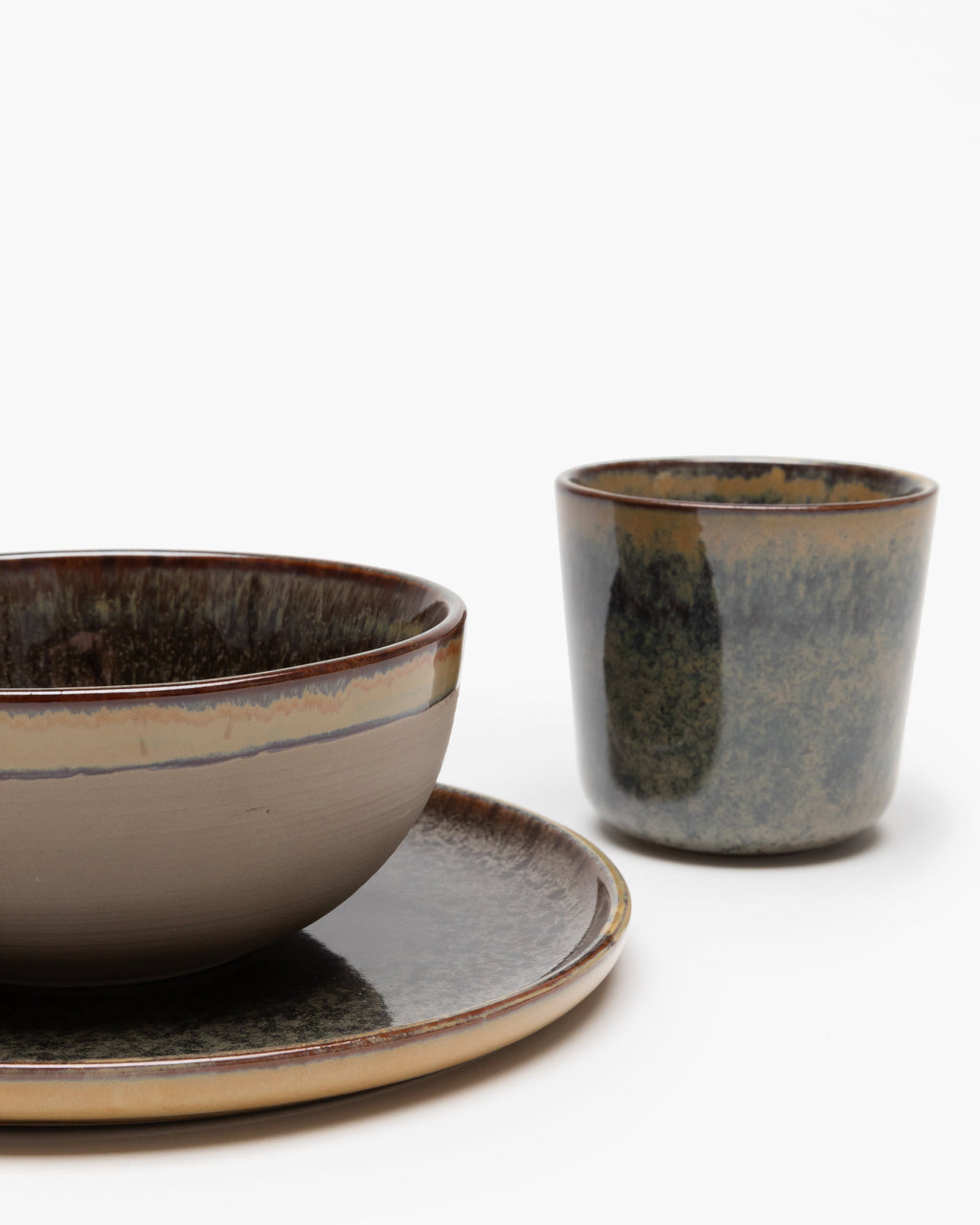 Breakfast Set 12 pieces - Surface tableware by Sergio Herman - indi gray