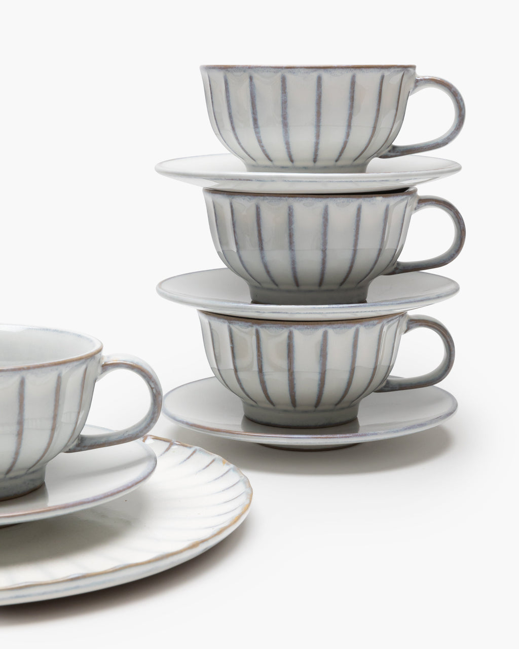 Breakfast Set 16 pieces - Inku Tableware by Sergio Herman - white