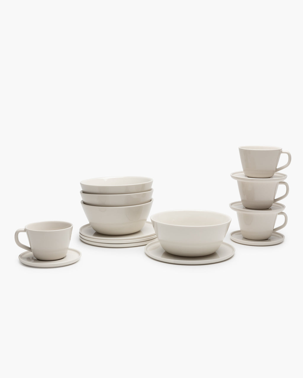 Breakfast Set 16 pieces - Cena by Vincent Van Duysen - ivory