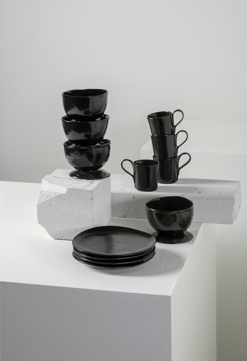 Set colazione 12 pezzi - La Mère stoviglie di Marie Michielssen - marrone scuro