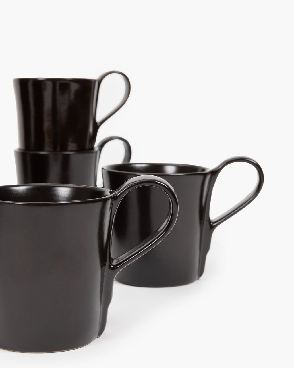 Breakfast Set 12 pieces - La Mère tableware by Marie Michielssen - dark brown