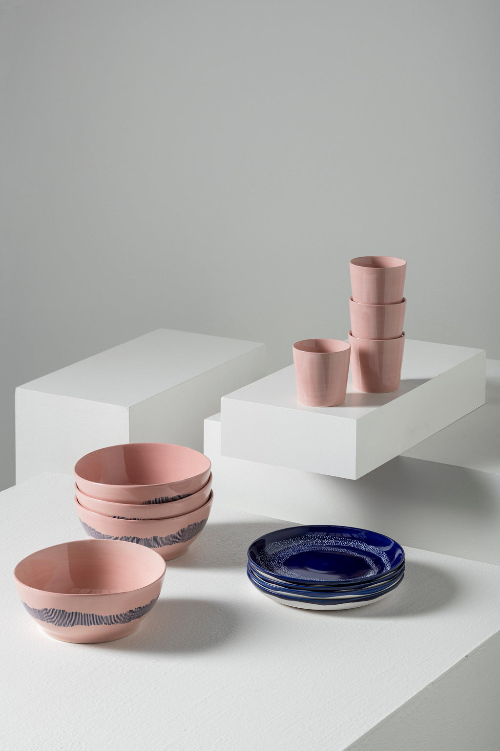 Breakfast Set 12 pieces - Feast tableware by Ottolenghi - Pink