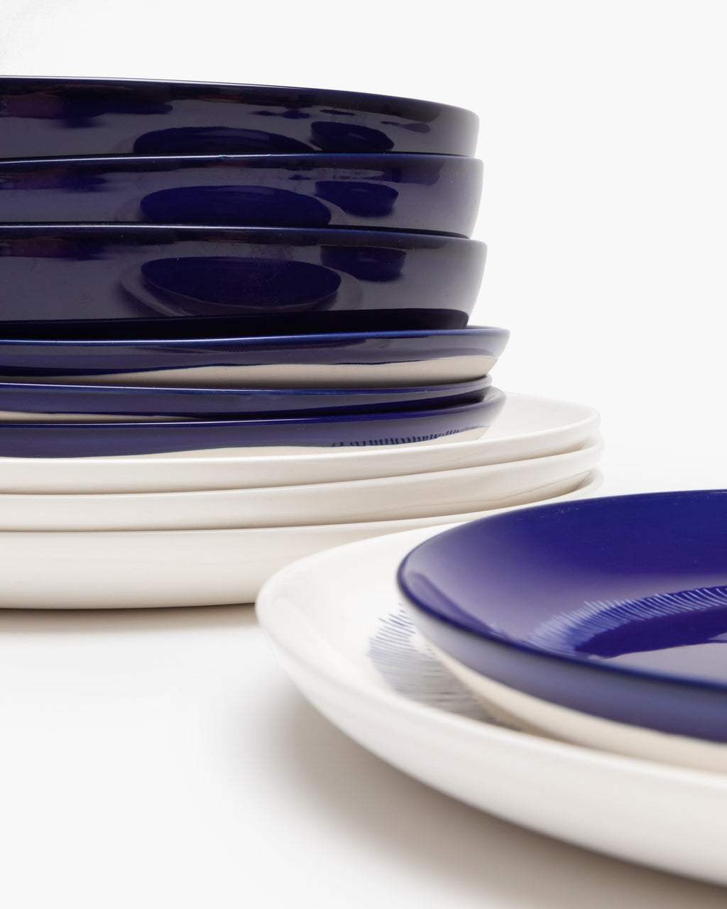 Dinner Set 12 pieces - Feast tableware by Ottolenghi - blue