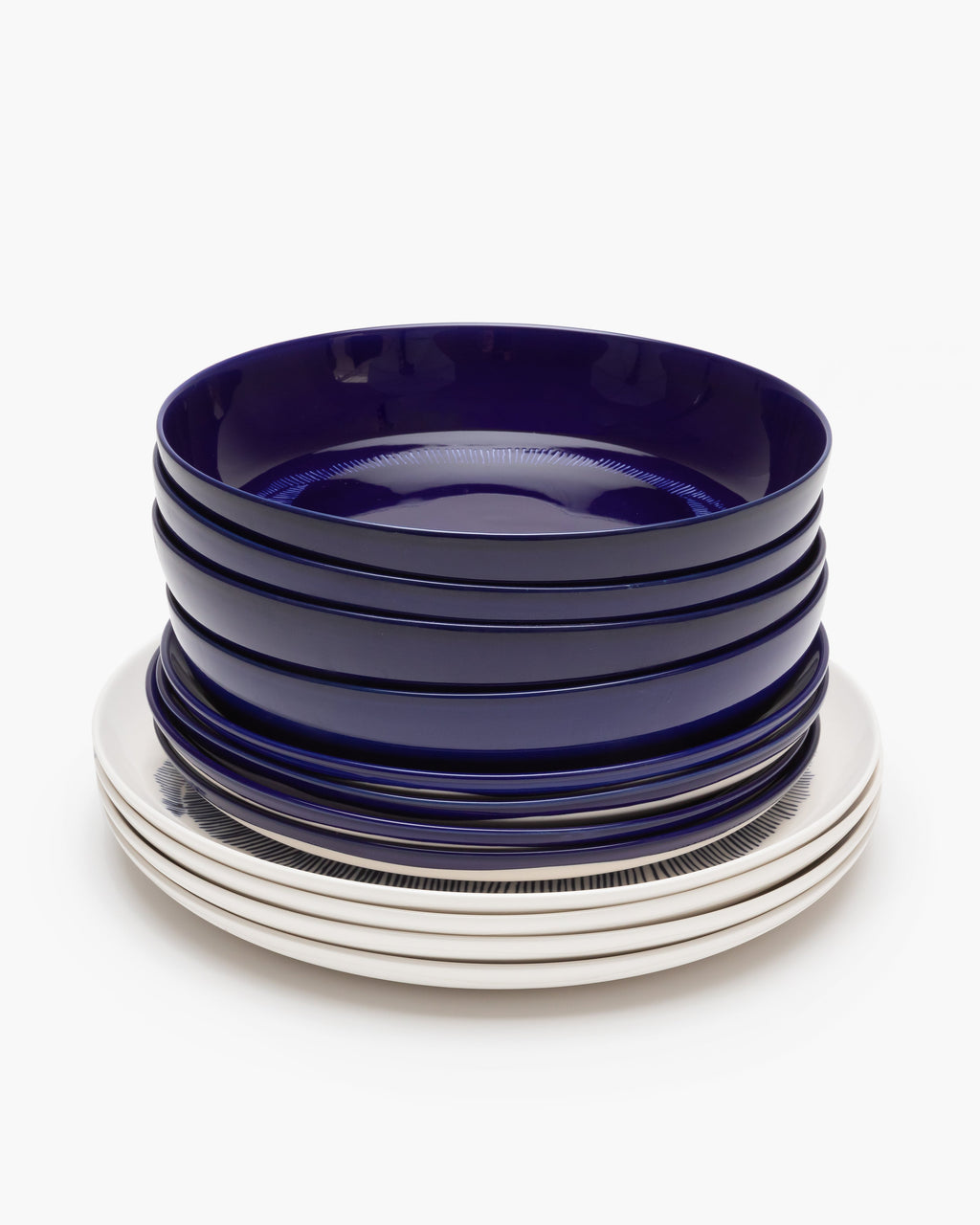 Dinner Set 12 pieces - Feast tableware by Ottolenghi - blue