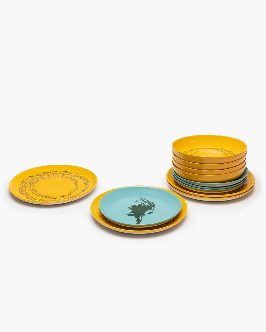 Dinner Set 12 pieces - Feast tableware by Ottolenghi - yellow