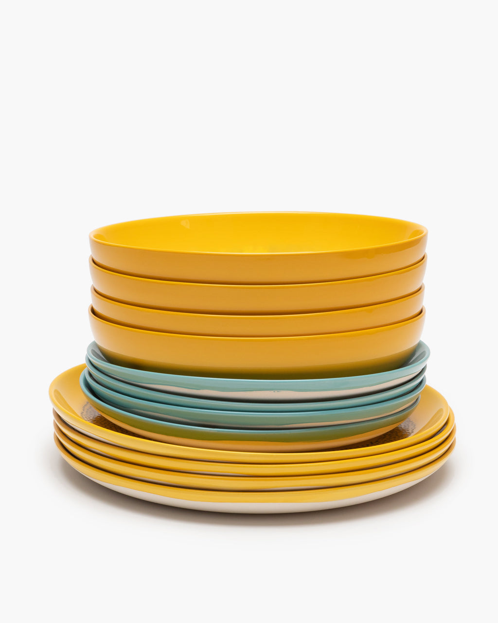 Dinner Set 12 pieces - Feast tableware by Ottolenghi - yellow