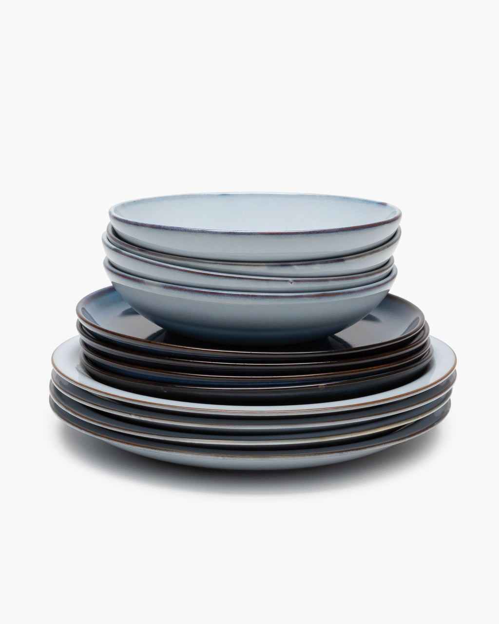 Dinner Set 12 pieces - Pure tableware by Pascale Naessens - blue