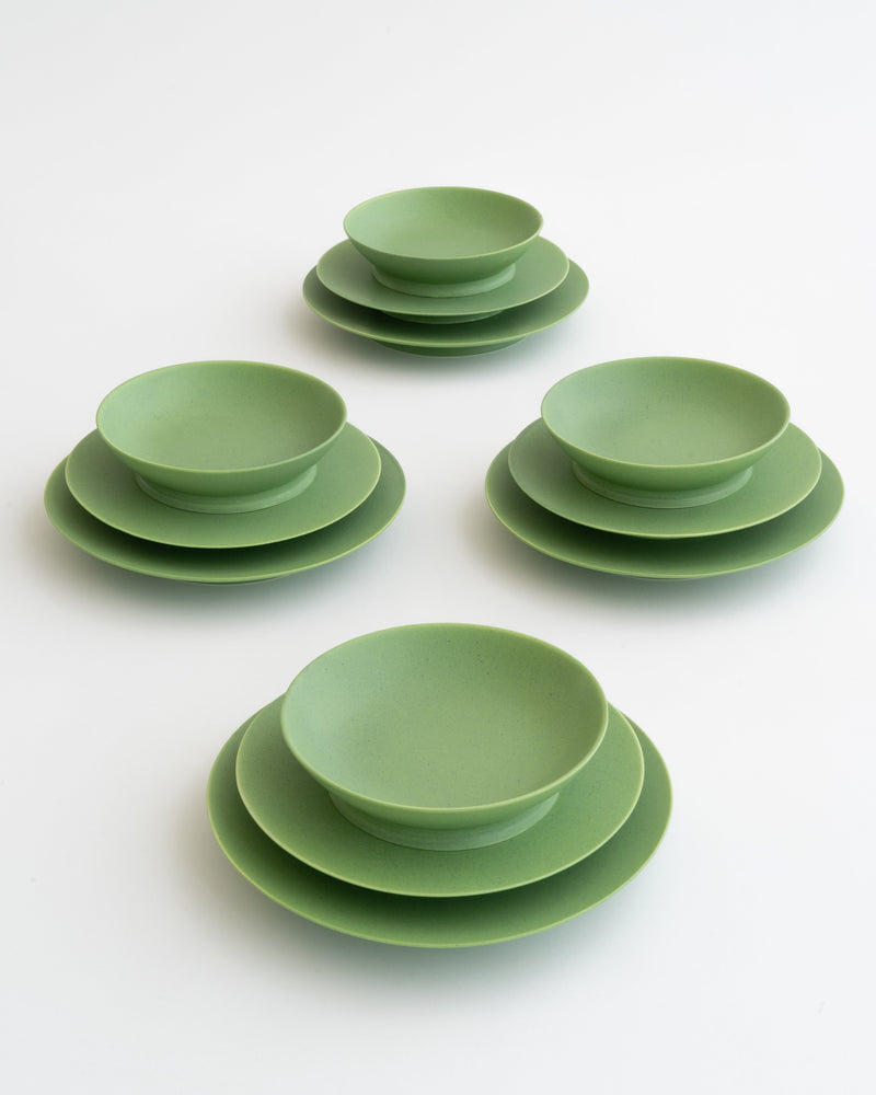 Set da pranzo 12 pezzi - Ra - Verde