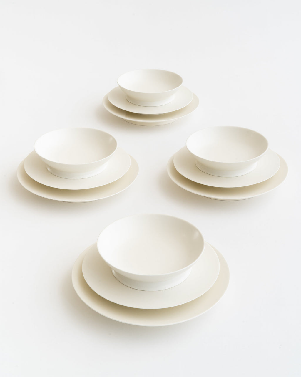 Dinner Set 12 pieces - Ra - Off White