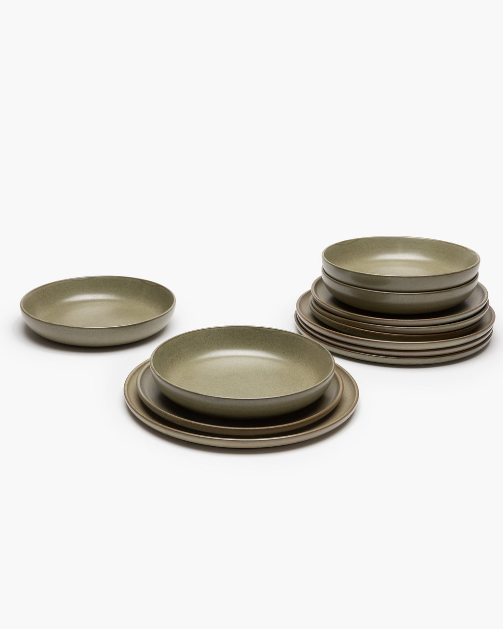 Dinner Set 12 pieces - Surface tableware by Sergio Herman - camogreen