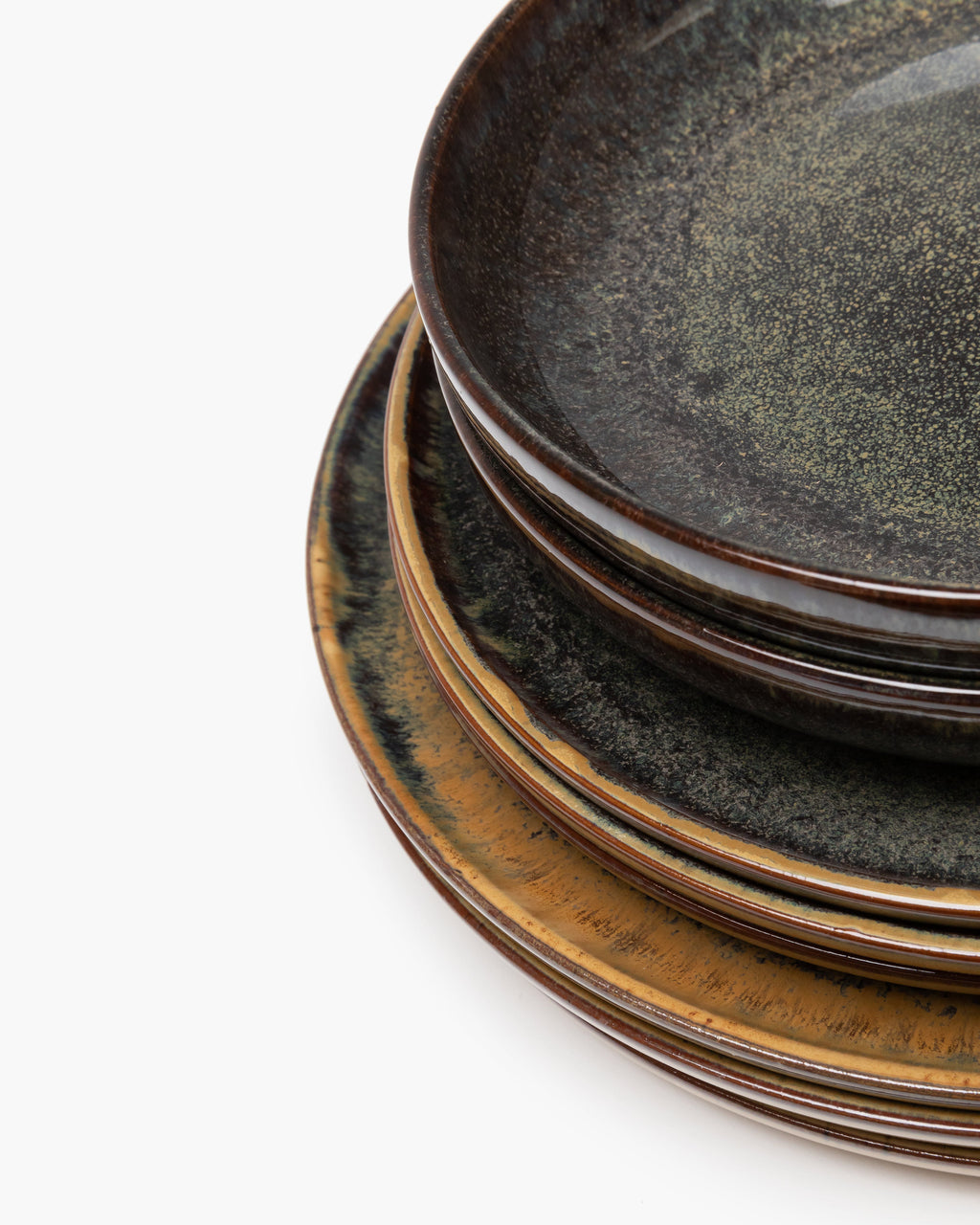 Dinner Set 12 pieces  - Surface tableware by Sergio Herman - indi gray