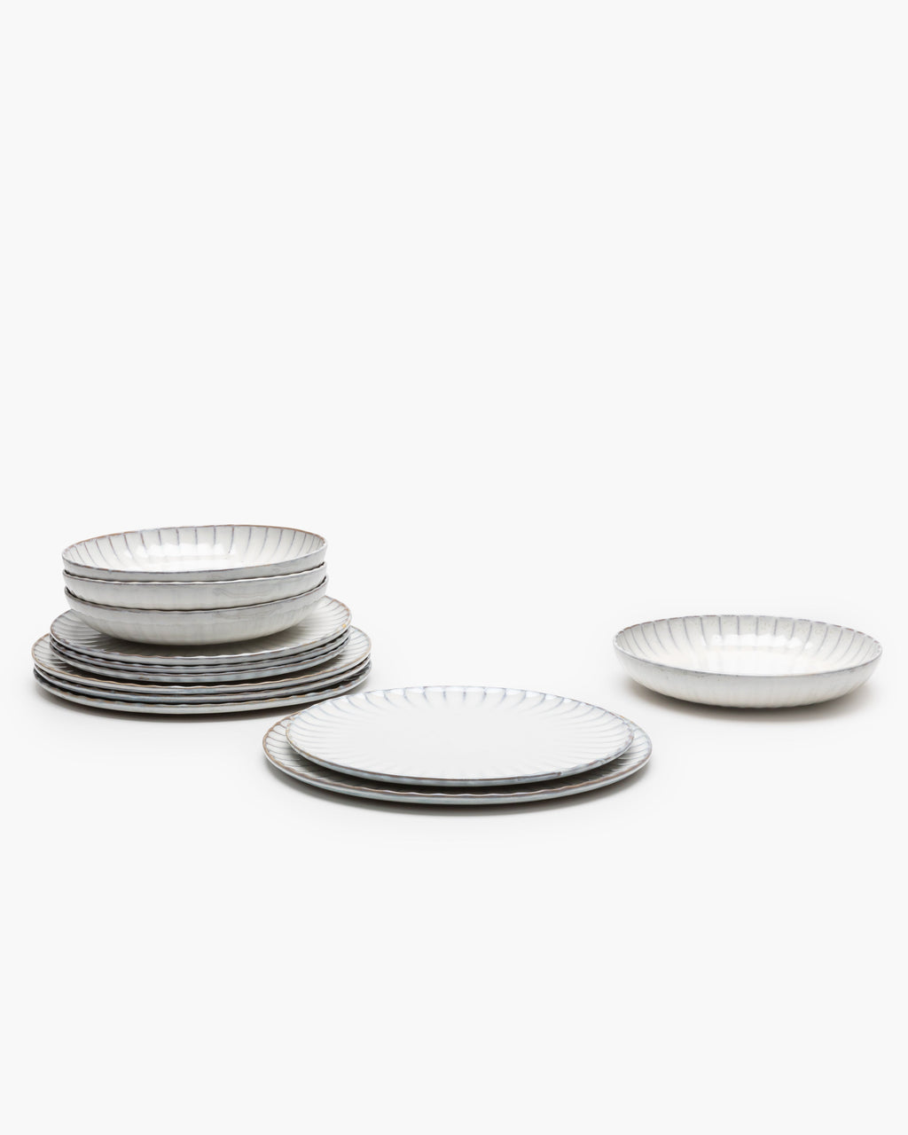 Set da cena 12 pezzi - Inku Tableware di Sergio Herman - bianco