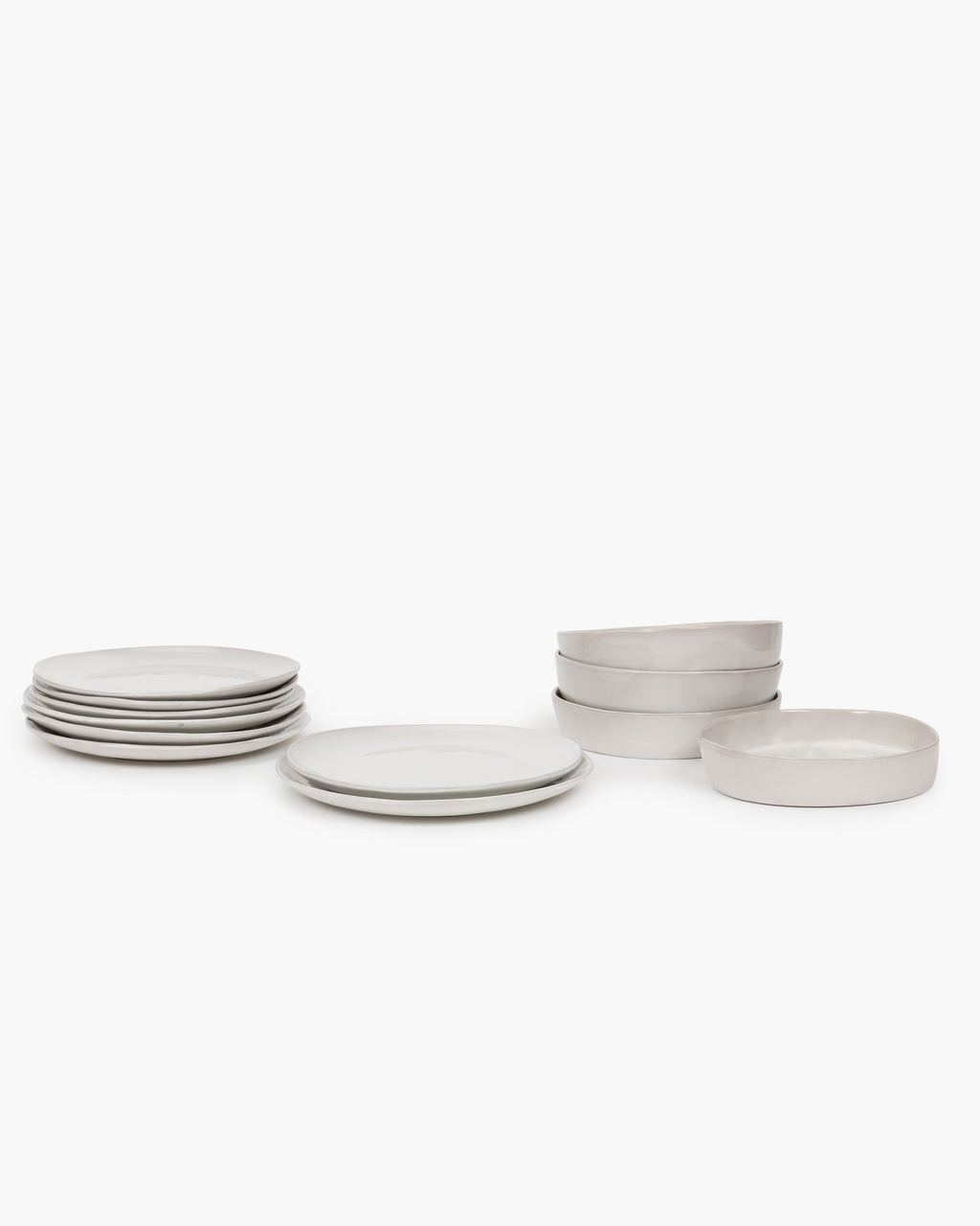 Dinner Set 12 pieces - La Mère tableware by Marie Michielssen - off-white