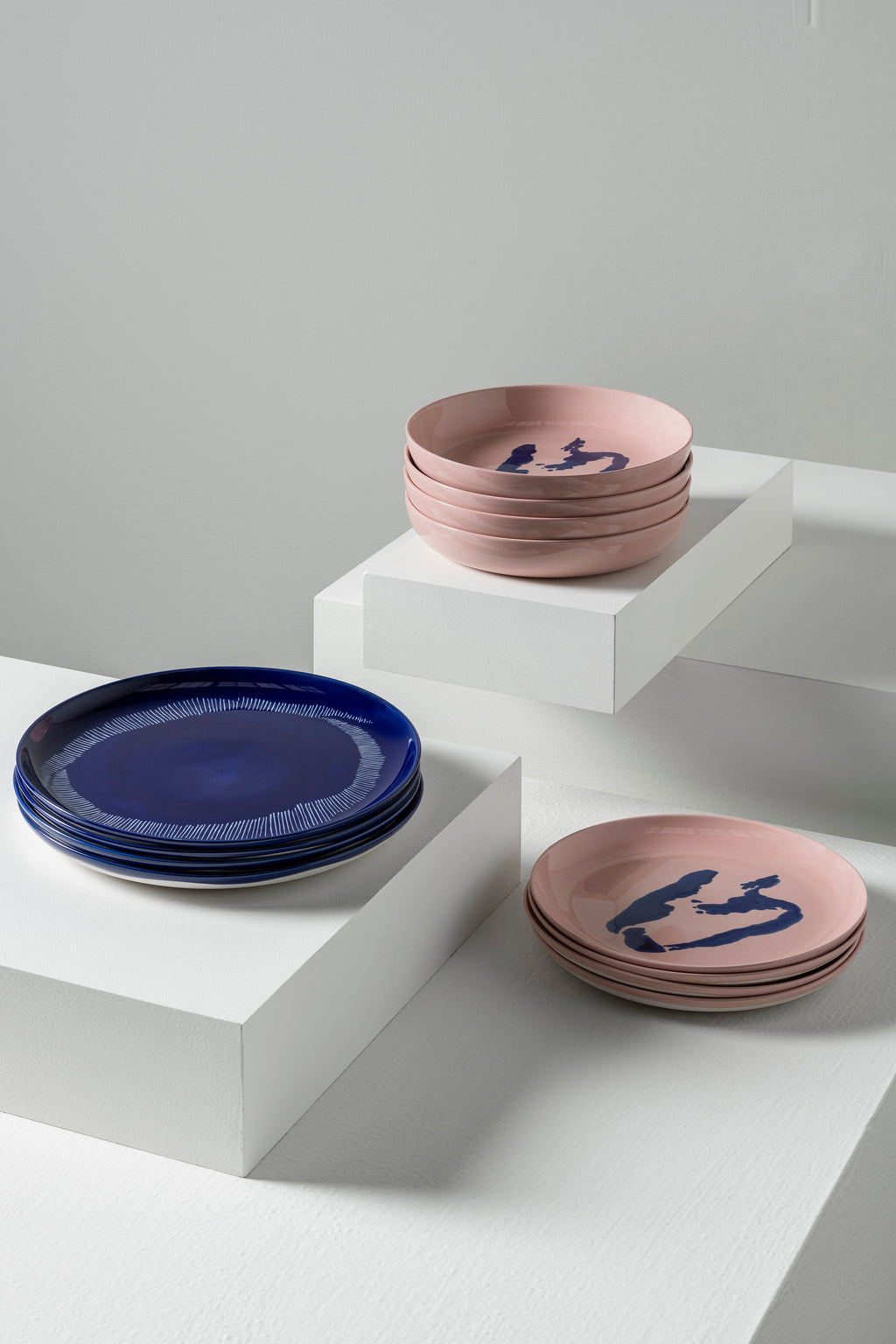 Dinner Set 12 pieces - Feast tableware by Ottolenghi - pink