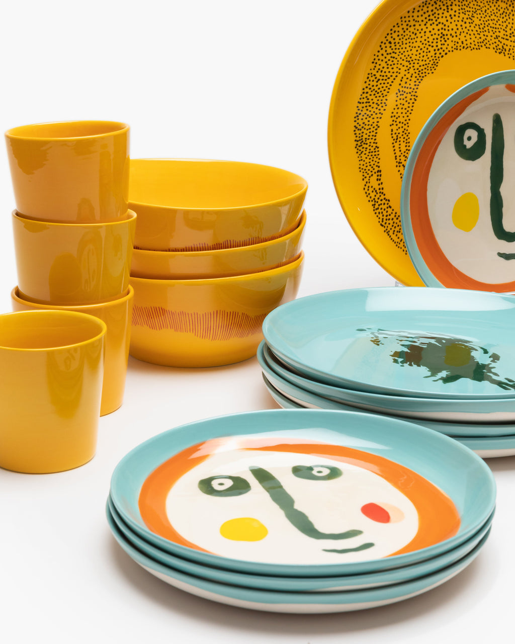 Full Set 24 pieces - Feast tableware by Ottolenghi - yellow