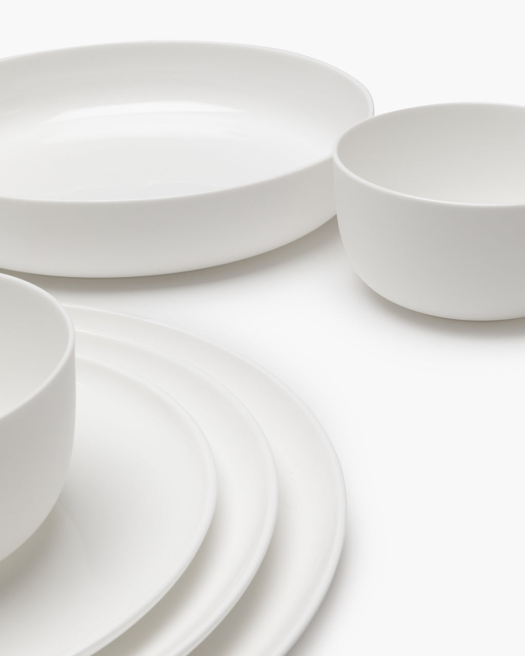 Full Set 24 pieces - Set Base tableware by Piet Boon - white