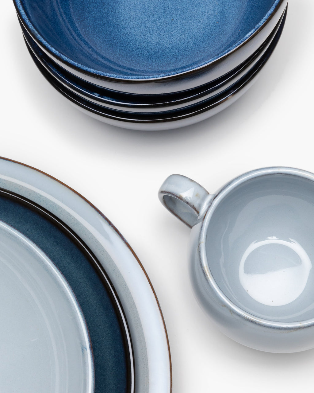 Full Set 24 pieces - Pure tableware by Pascale Naessens - blue