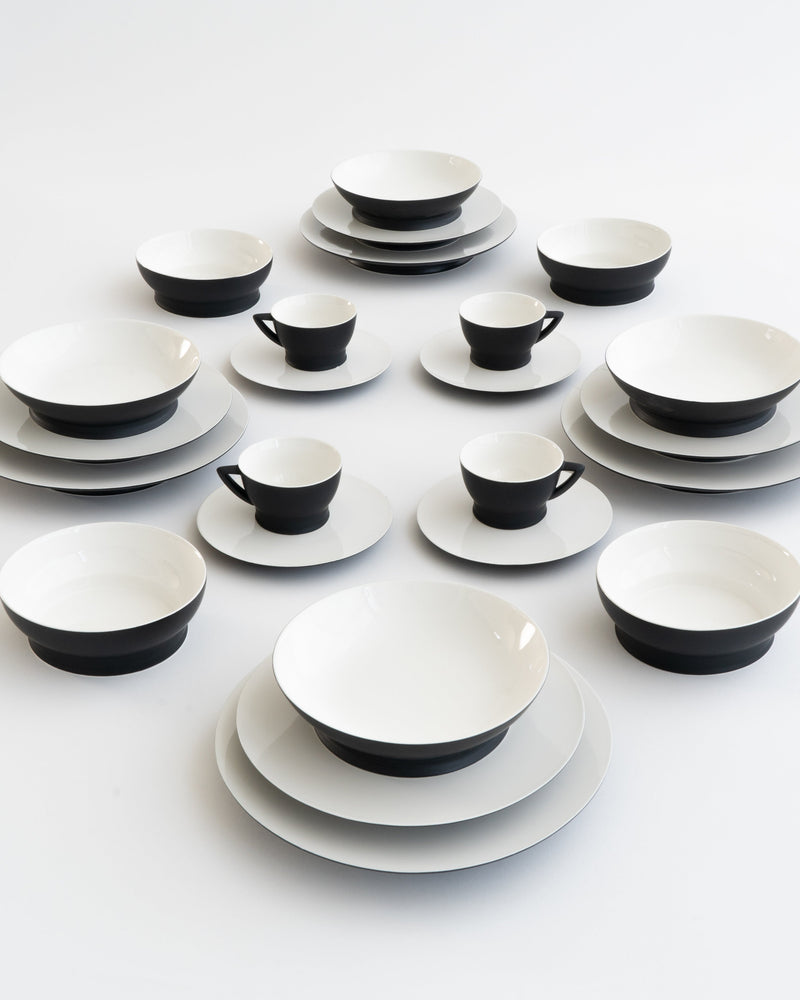 Set completo 24 pezzi - Ra - Nero/bianco sporco