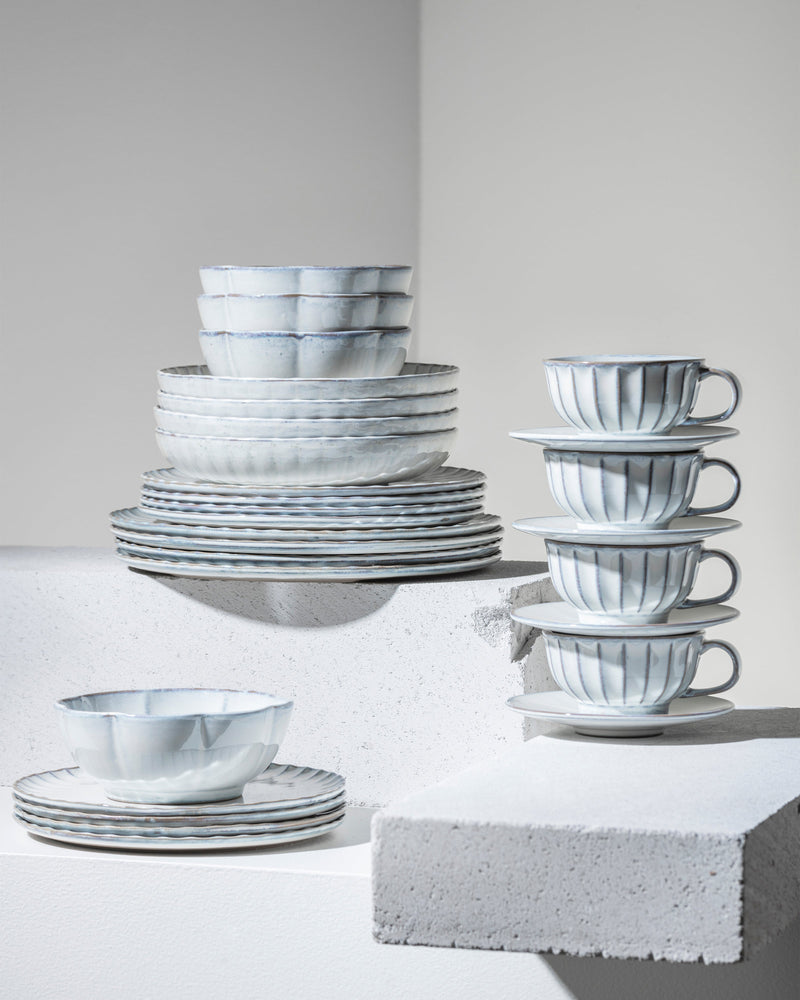 Set completo 28 pezzi - Inku Tableware di Sergio Herman - bianco