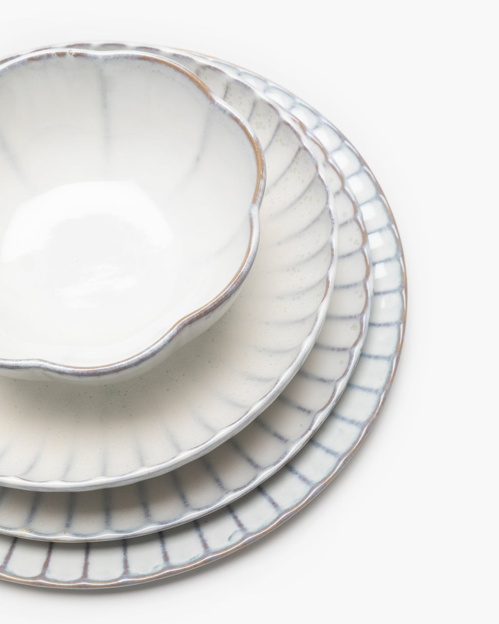 Full Set 28 pieces - Inku Tableware by Sergio Herman - white