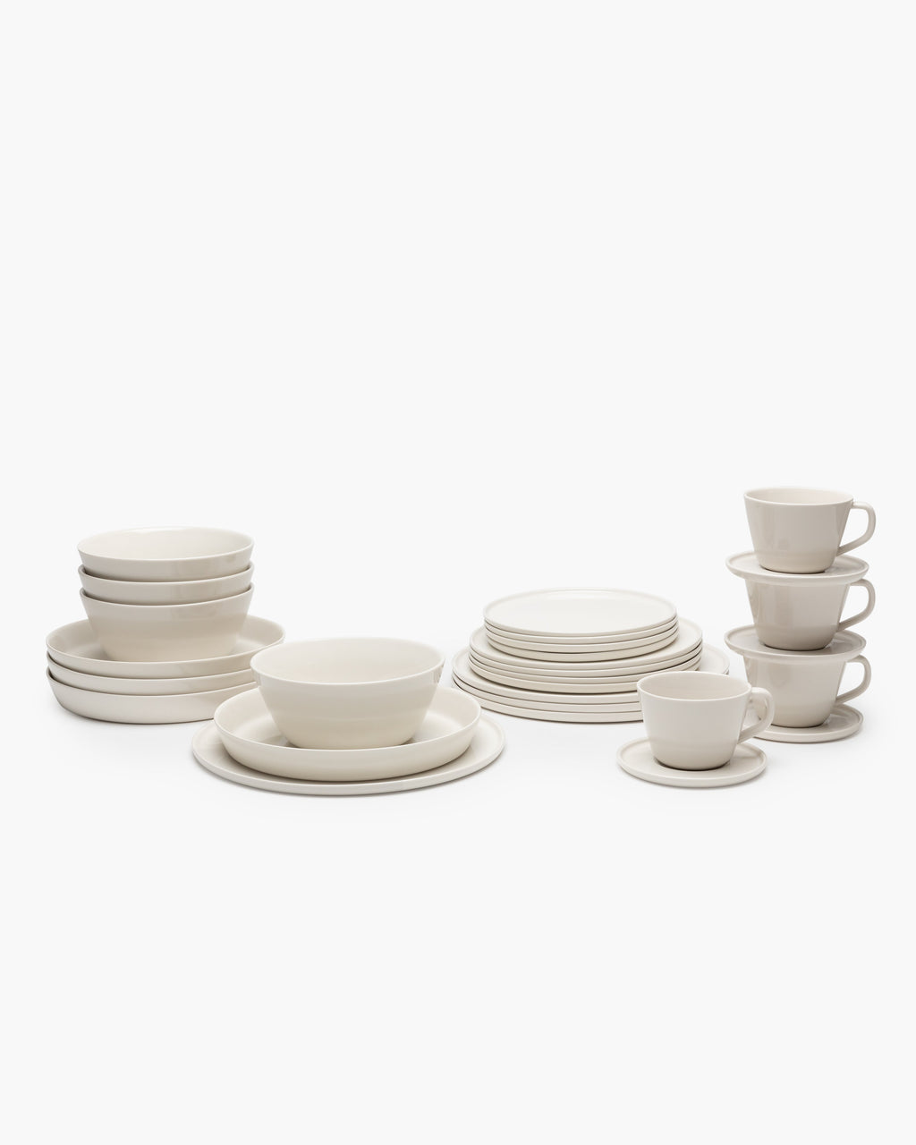 Full Set 28 pieces - Cena by Vincent Van Duysen - ivory