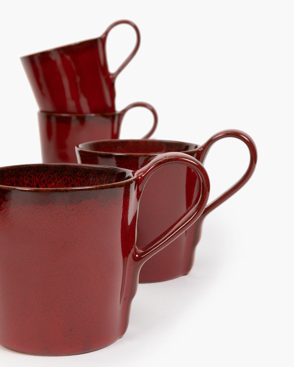 Full Set 24 pieces - La Mère tableware by Marie Michielssen - Venetian red