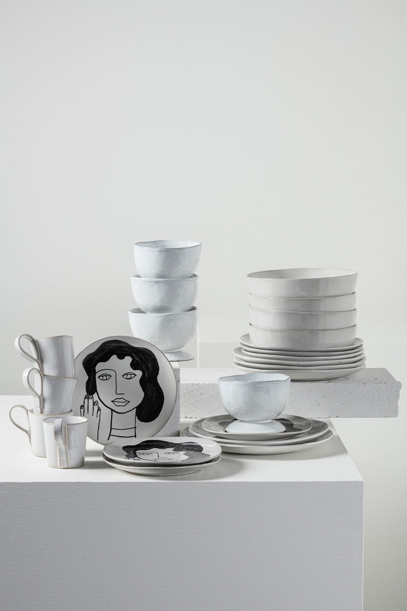 Set completo 24 pezzi - La Mère stoviglie di Marie Michielssen - Bianco sporco