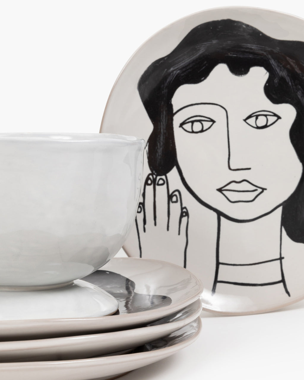 Full Set 24 pieces - La Mère tableware by Marie Michielssen - Off-white