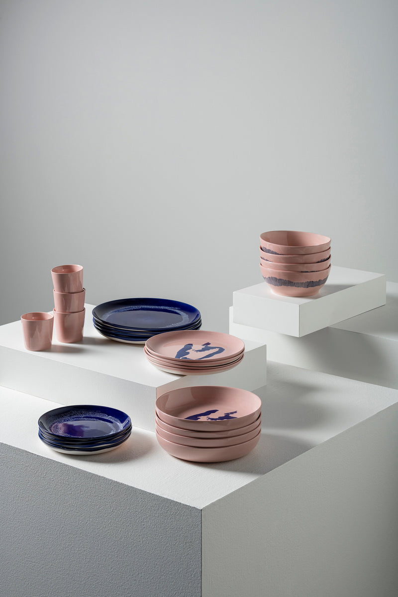 Full Set 24 pieces - Feast tableware by Ottolenghi - pink